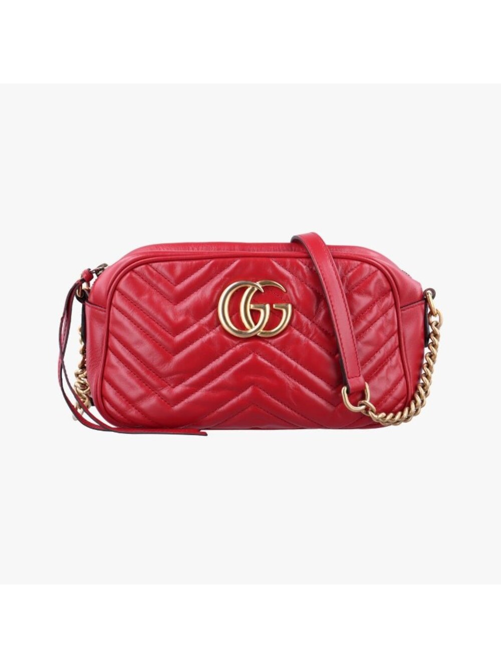 Gucci GG Marmont Red Leather